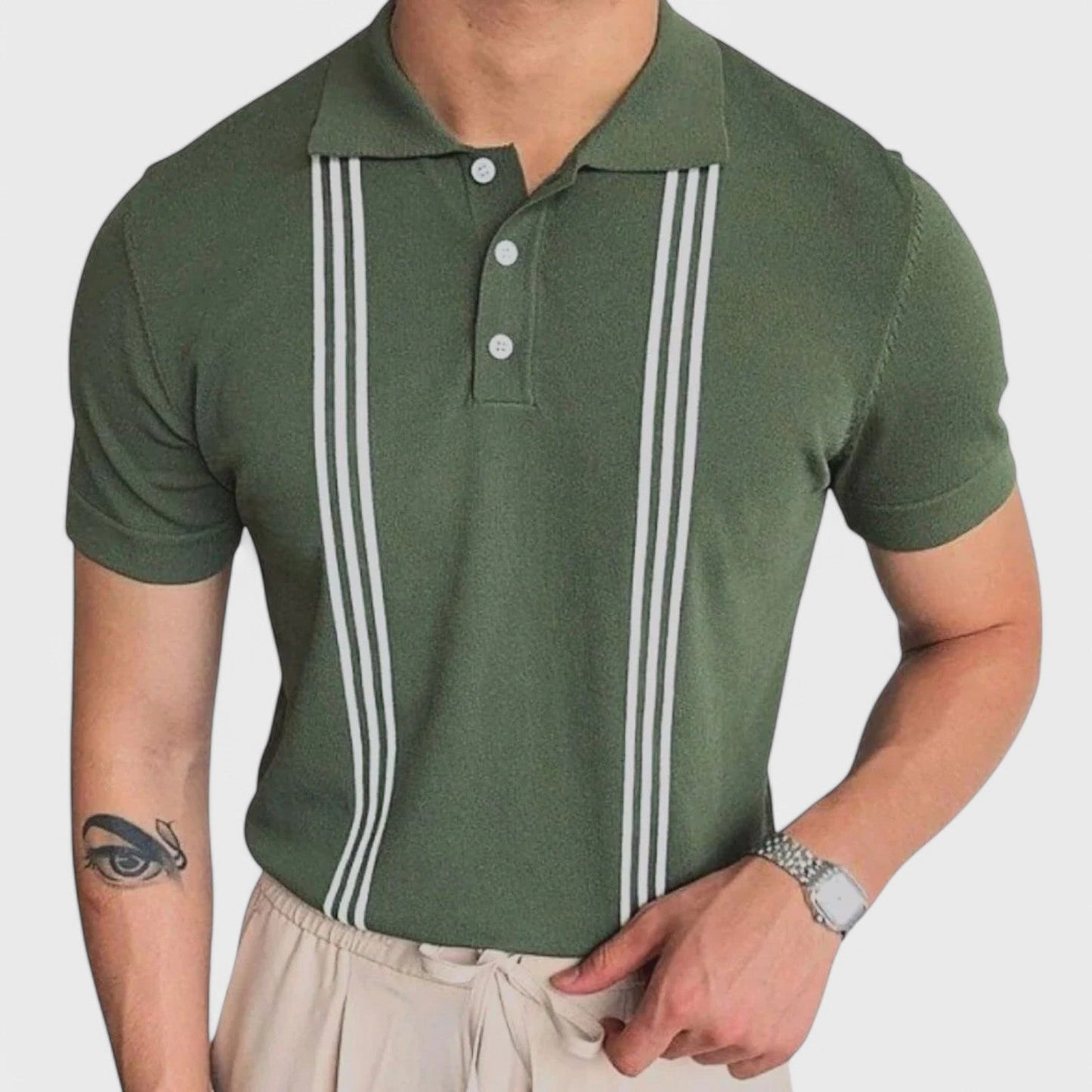 Striped Polo T-Shirt for men