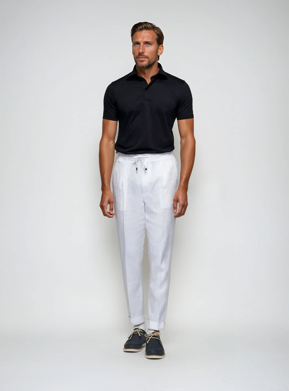 Black Performance Polo Shirt