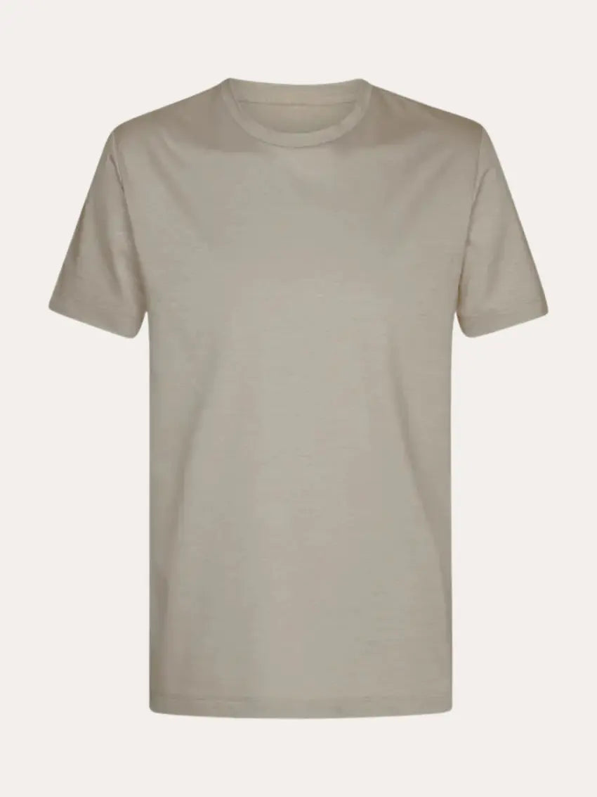 Cotton T-shirt – Taupe