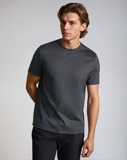 Signature Supima T-shirt – Dark Grey