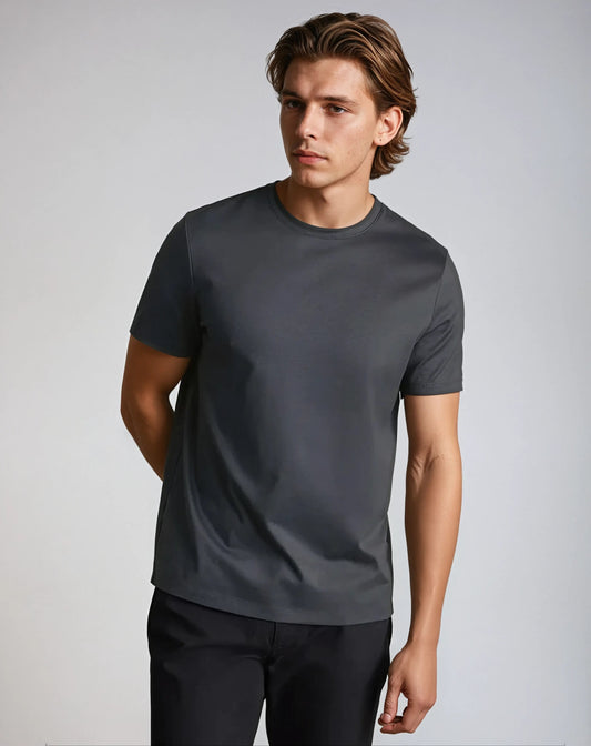 Signature Supima T-shirt – Dark Grey