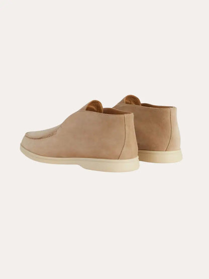 Suede City Loafers – Beige