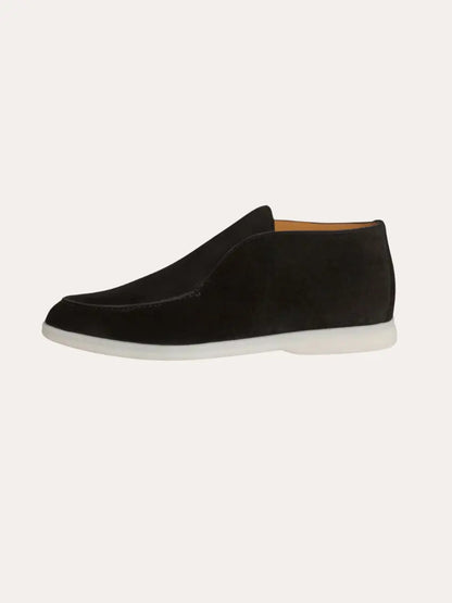 Suede City Loafers – Black