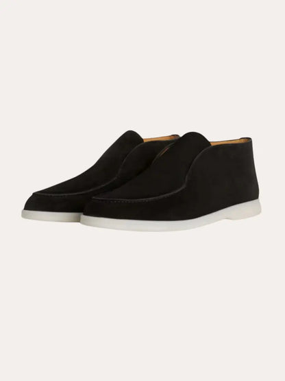 Suede City Loafers – Black