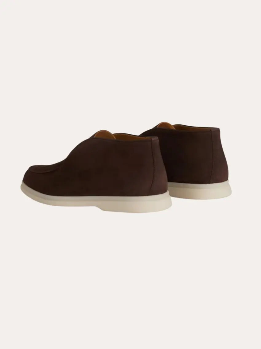 Suede City Loafers – Dark Brown