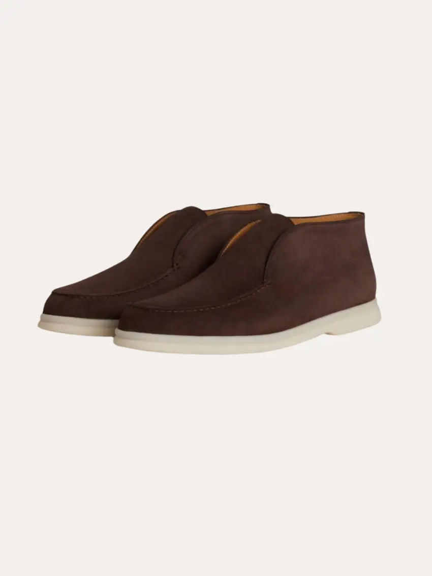 Suede City Loafers – Dark Brown