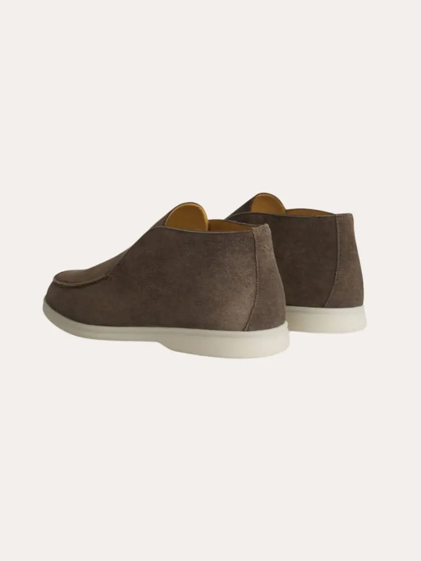 Suede City Loafers – Dark Grey
