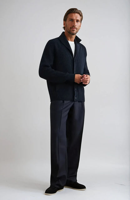 Suede City Loafers – Navy Blue