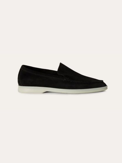 Suede Loafers – Black