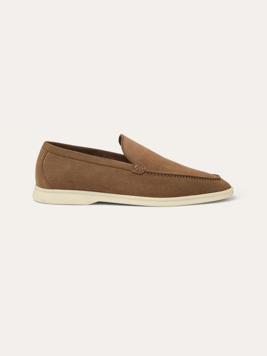 Suede Loafers – Brown
