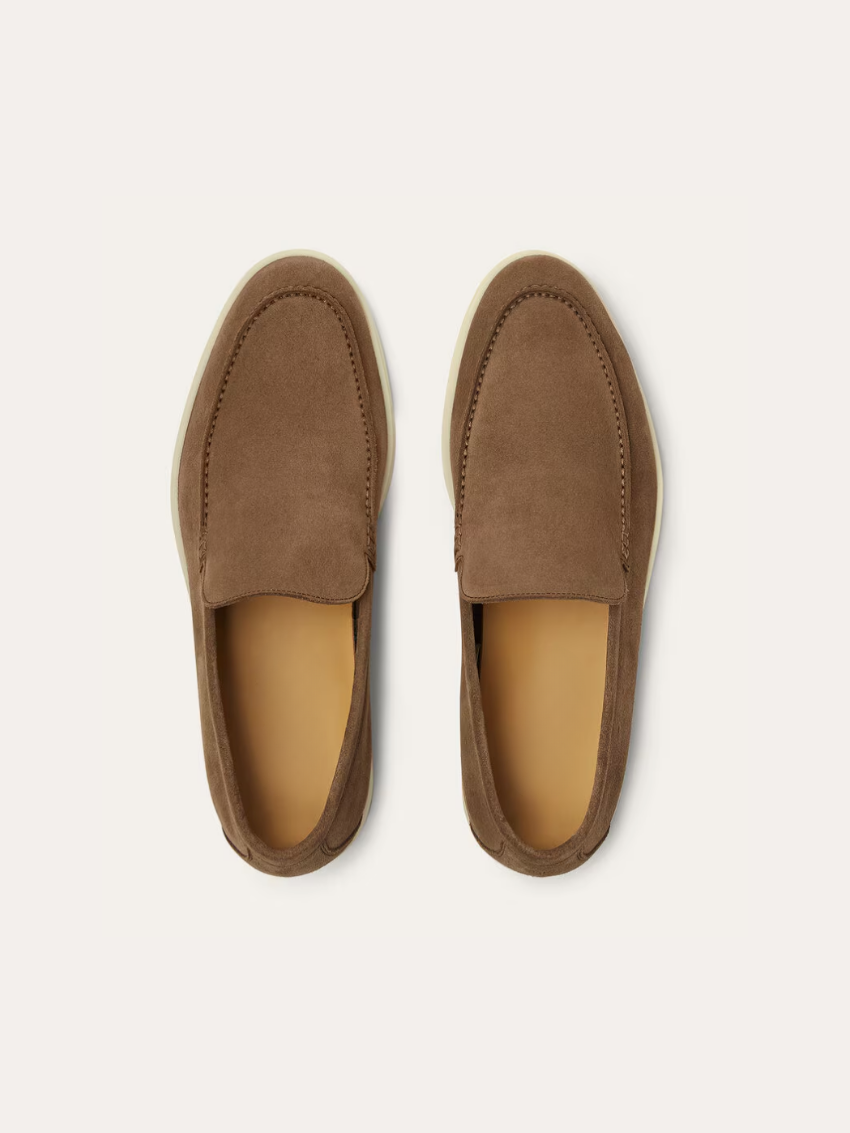 Suede Loafers – Brown