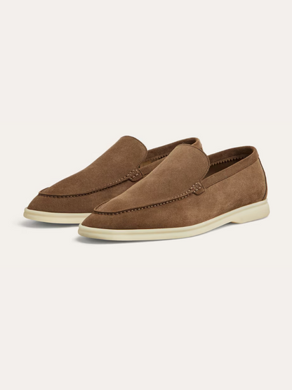 Suede Loafers – Brown