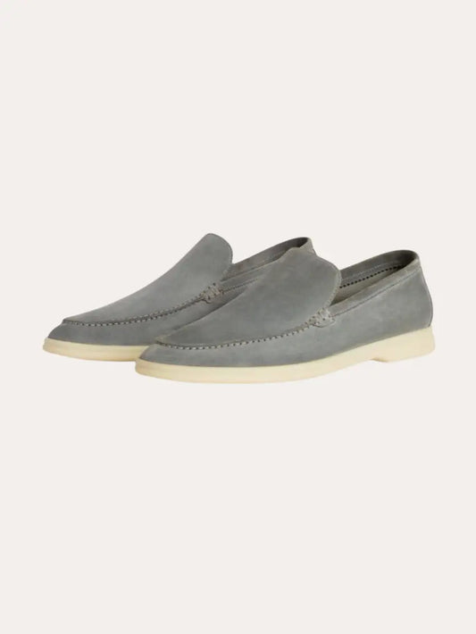 Suede Loafers – Dark Grey