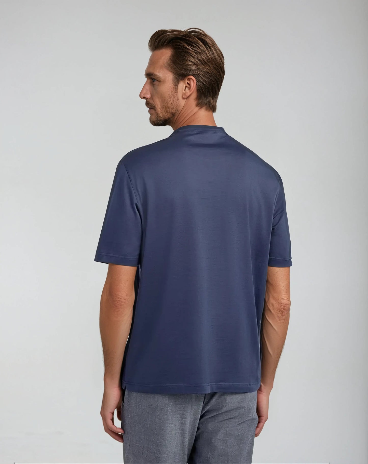 Supima Cotton T-shirt – Deep Blue